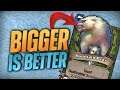 BIGGER Minions are ALWAYS Better!!! - Big Secret Hunter - Hearthstone Alterac