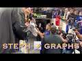 📺 Stephen Curry signs autographs in Indianapolis at Warriors pregame before Pacers