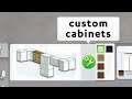 How To Get Custom Cabinets in The Sims 4 #shorts