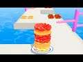 Pancake Run Gameplay All Levels iOS,Android Mobile Game #Shorts