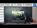Call of Duty Modern Warfare 3 Dolphin 4K TV Game test/ROG 5 Snapdragon 888 Wii games in 2021