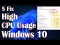 High CPU Usage Windows 10 - System Interrupts by High Ram Usage 5 Fix
