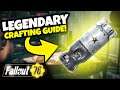 How to Craft LEGENDARY Weapons, Armor & PA (How To Get Cores & Modules) - Fallout 76 Steel Reign