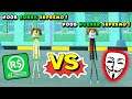 NOOB H@CKER SUPREMO VS NOOB COM ROBUX SUPREMO NO STRONGMAN SIMULATOR (Roblox)