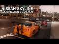 Nissan Skyline Customization & Gameplay (GTA V Graphics Mod 2021 4K Video)