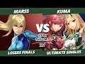 Push the Limit 15 Losers Finals - Kuma (Pyra Mythra) Vs. Marss (ZSS) SSBU Ultimate Tournament
