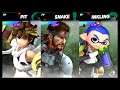 Super Smash Bros Ultimate Amiibo Fights – 11pm Finals Pit vs Snake vs Inkling