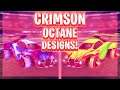 The 10 Best Crimson Octane Designs Of All Time! (Rocket League Car Designs)