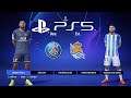 FIFA 22 PS5 PSG - REAL SOCIEDAD | MOD Ultimate Difficulty Career Mode UCL Final HDR Next Gen