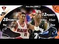 Scottie Pippen VS Kevin Garnett Face-off G1 2000 Playoffs