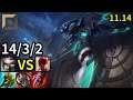 Camille Top vs Lee Sin - KR Master | Patch 11.14