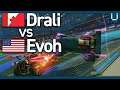 Drali vs Evoh | Rocket League 1v1 Showmatch | Set of 4
