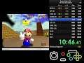 (EMU) Super Mario 64: 16 Star Speedrun (22'19 - 2021-12-24)