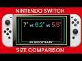 Nintendo Switch Console & Screen Size Comparison: Original vs OLED vs LITE Side-by-Side