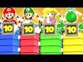 Mario Party 9 Minigames - Mario vs Luigi vs Peach vs Yoshi (Master CPU)