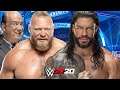 ROMAN REIGNS vs BROCK LESNAR & PAUL HEYMAN | WWE 2K20