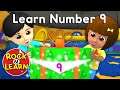 Learn About the Number 9 | Number of the Day: 9 | Nine with Manipulatives | Rock 'N Learn
