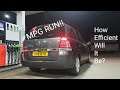 Vauxhall Zafira B 1.8L Petrol MPG Run (What MPG Can You Get Out Of A Zafira)