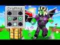CRAFTING ENDER DRAGON ARMOR AND WEAPONS IN MINECRAFT!