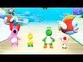 Mario Party 9 - Birdo Koopa Yoshi Toad All Mini Games & Boss - Teebe Games