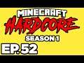 Minecraft: HARDCORE s1 Ep.52 - 🦇 FLYING WITH THE ELYTRA, PREPARING FOR A RAID! (Gameplay Let's Play)