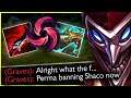 New Shaco Build Makes the Enemy Graves So MAD!! Unbelievably BROKEN