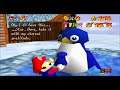 Super Mario 64 course 4 Lil penguin lost 0.19''.2