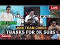Thanks for support to Reach 3k subs | Freefire live telugu Thanks for support 3k subs