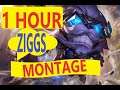 1HOUR of Ziggs gameplay - Ziggs montage