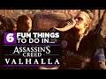 6 Fun Things To Do in Assassin's Creed Valhalla (Gameplay) - VIKING CATS!