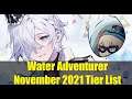 Dragalia Lost Water Adventurer Tier List (November 2021)