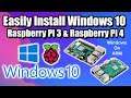 Easily Install Windows 10 On The Raspberry Pi 4 Or Raspberry Pi 3! Real Windows 10 On ARM!