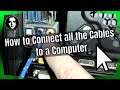 How to Connect all the Cables to a Personal Computer Tower (Monitor, Mouse, Keyboard, Power, etc)