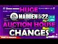 HUGE Madden 22 Ultimate Team Auction House Changes...