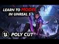 Learn to Model inside Unreal Engine 5! Poly Cut