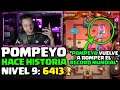 POMPEYO HACE HISTORIA ROMPIENDO EL RECORD MUNDIAL NIVEL 9: 6413 TROFEOS | DrekzeNN | Clash Royale