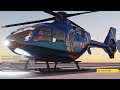 Test du Airbus H135 Helicopter au-dessus de Dubaï, dans sa release version