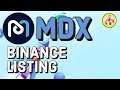 Binance List Mdex (MDX) in the Innovation Zone ! How to buy #MDX