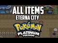 EVERY Item in Eterna City - Pokémon Platinum