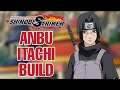 Naruto to Boruto Shinobi Striker Anbu Itachi Uchiha Character Build! (Uchiha Attack and Range Build)