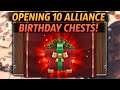 Royal Revolt 2 - Opening 10 Alliance Birthday Chests!