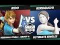 SWT East Asia Group A - Rido (Link) Vs. Keroguci (Wii Fit) Smash Ultimate Tournament