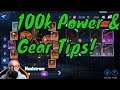 Tips to get 100k POWER & Gear improvement tips Crystalborne Heroes of Fate