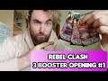 VMAX FOUND!!...AGAIN?? Pokemon Sword and Shield Rebel Clash 3 Booster Packs Opening #1