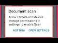 Document Scan Storage Permission Problem Solve in Microsoft OneDrive