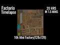Factorio Timelapse:  16K Mini Factory (128x128) | 4K