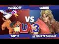 LEVELUP Arena 3 Top 12 - Wisdom (Duck Hunt) Vs. Smirk (Ken) SSBU Ultimate Tournament