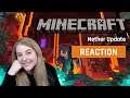 My reaction to the Minecraft Nether Update Trailer | GAMEDAME REACTS