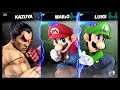 Super Smash Bros Ultimate Amiibo Fights – Kazuya & Co #477 Kazuya vs Mario vs Luigi