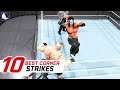 WWE 2K20 Top 10 Greatest running strikes on the corner